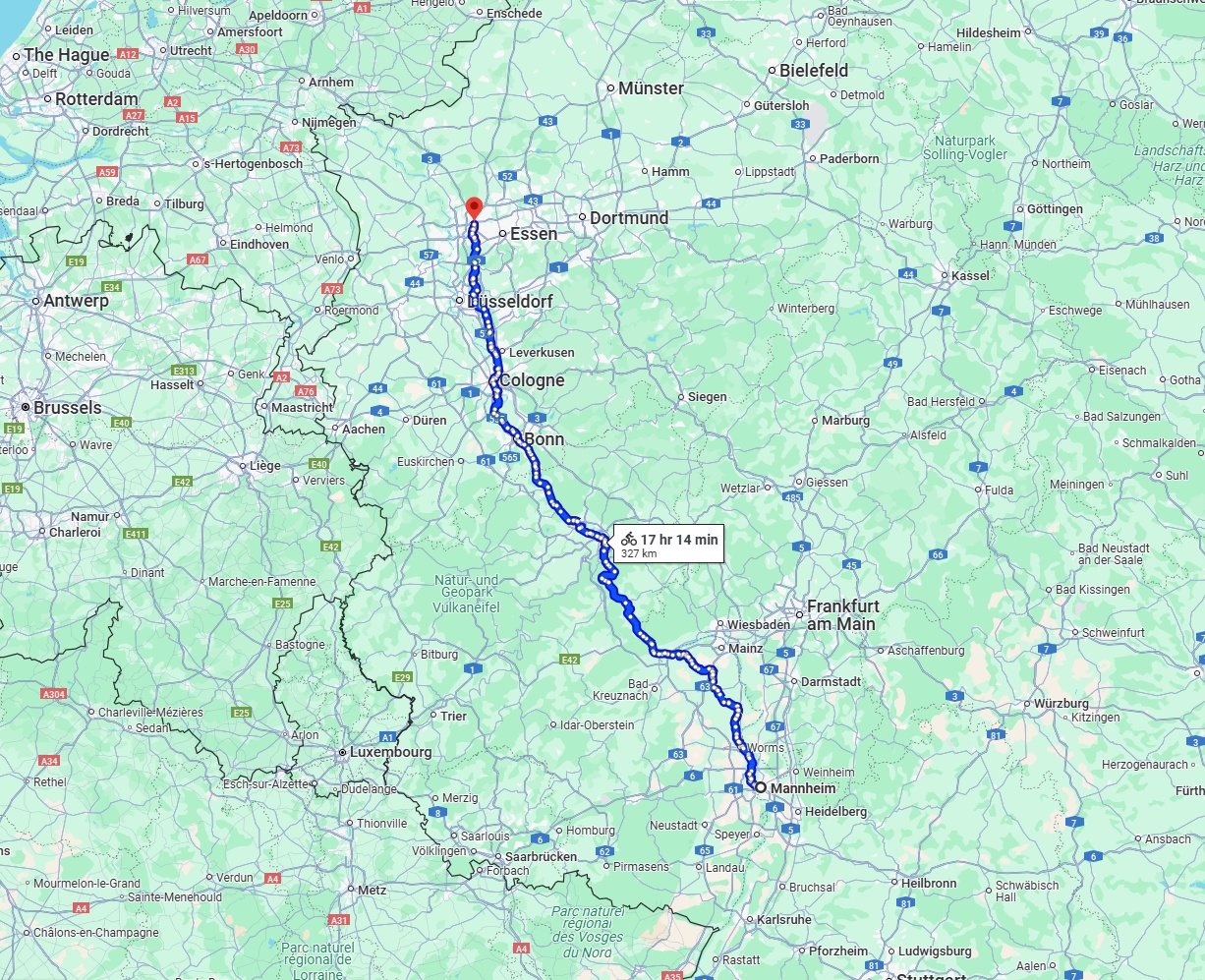 Anreise von Mannheim Zu Oberhausen Über 