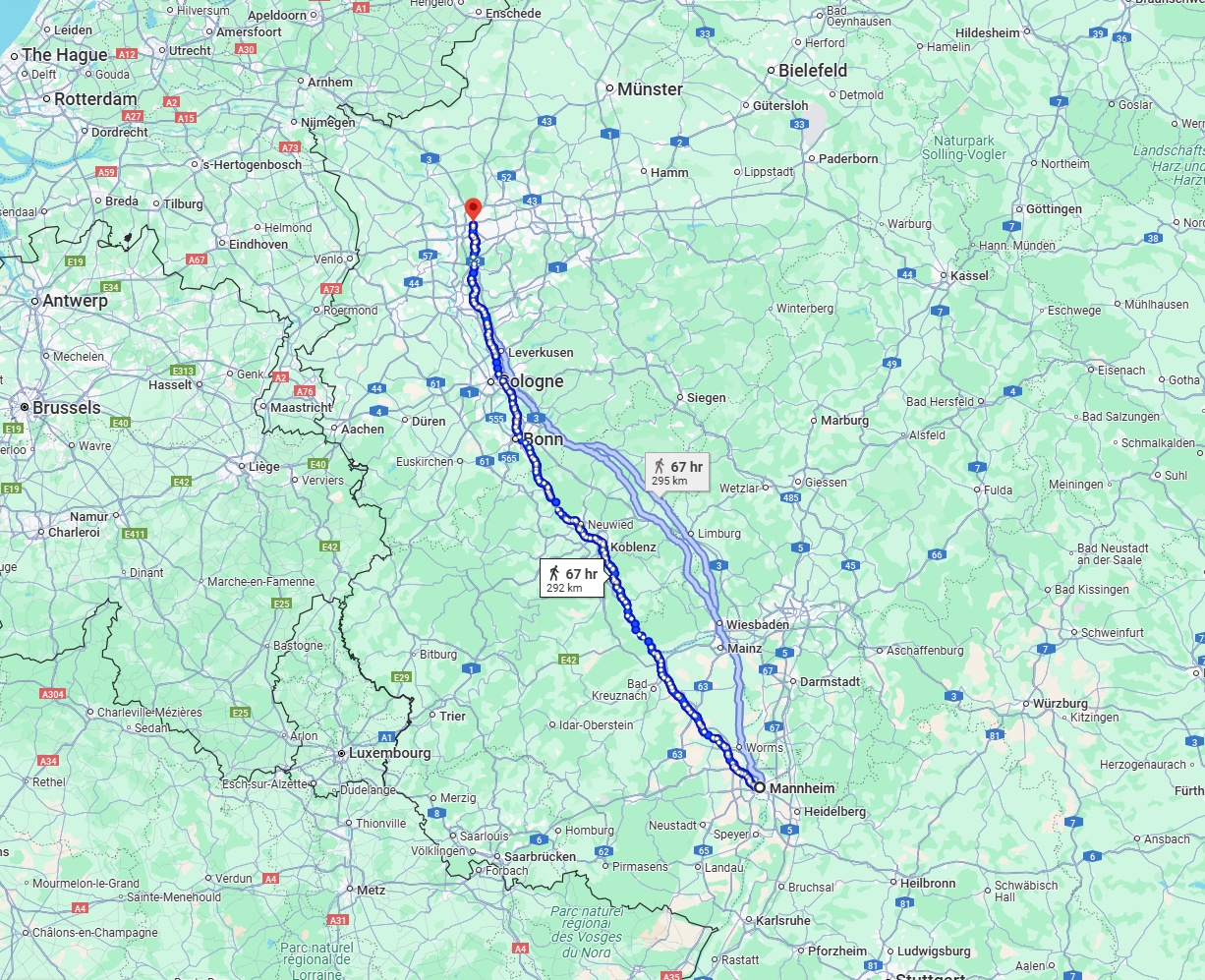 Anreise von Mannheim Zu Oberhausen Über 