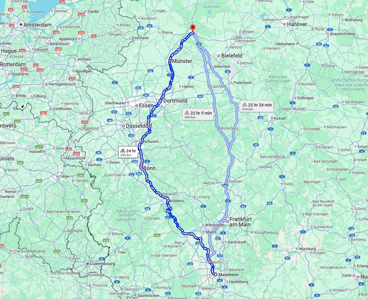 Anreise von Mannheim Zu Osnabrück Über 