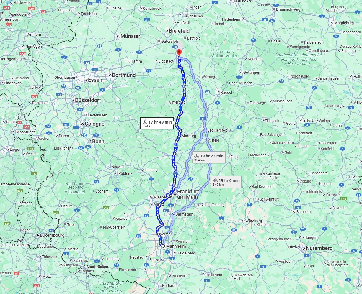 Anreise von Mannheim Zu Paderborn Über 