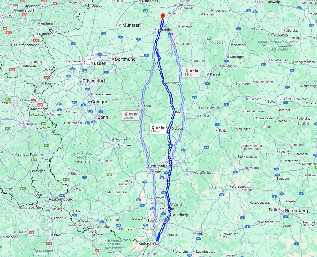 Anreise von Karlsruhe Zu Bielefeld Über 