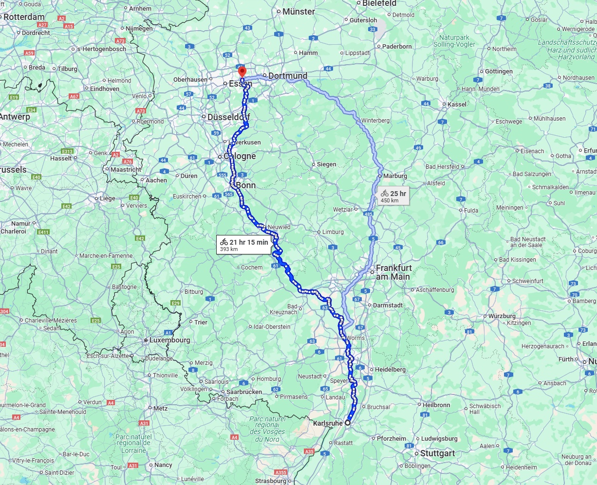 Anreise von Karlsruhe Zu Bochum Über 