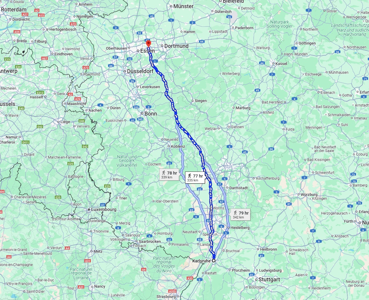 Anreise von Karlsruhe Zu Bochum Über 