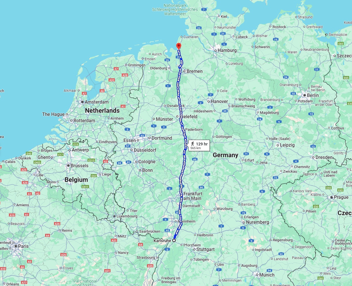 Anreise von Karlsruhe Zu Bremerhaven Über 