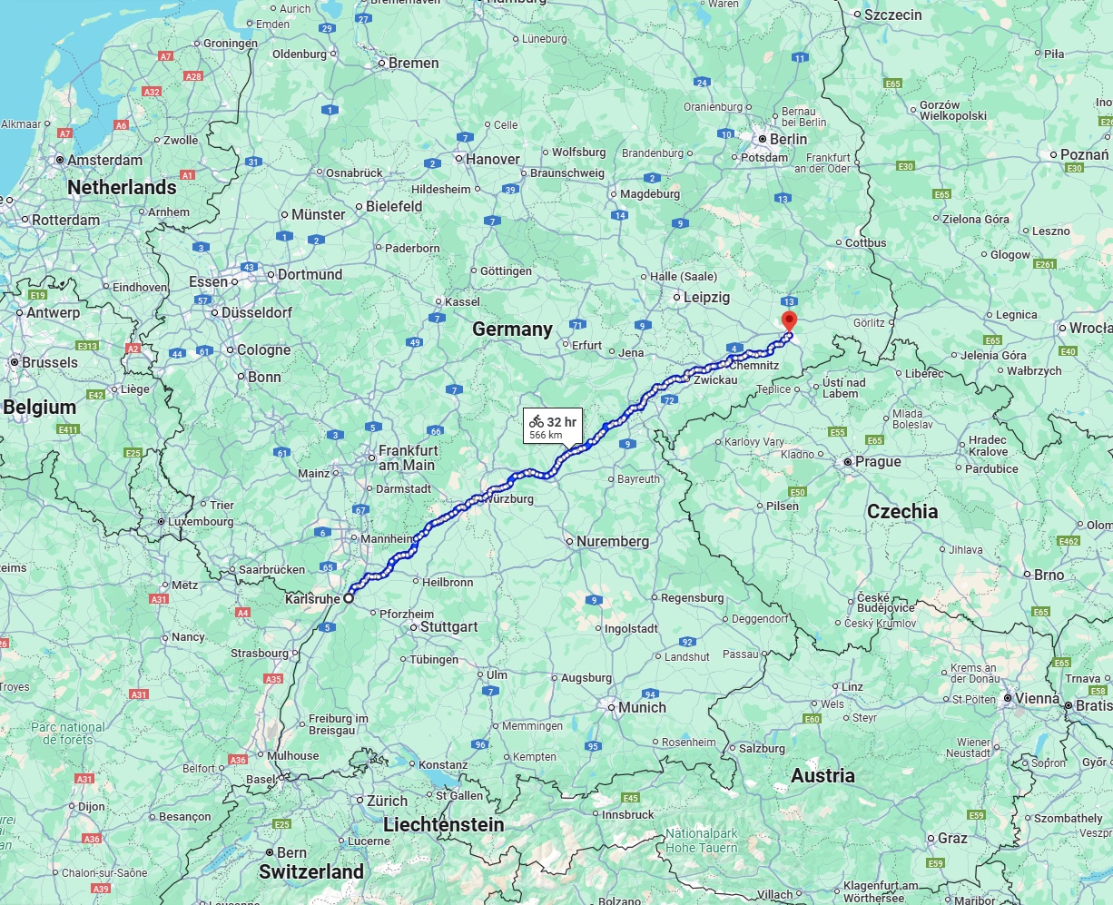 Anreise von Karlsruhe Zu Dresden Über 