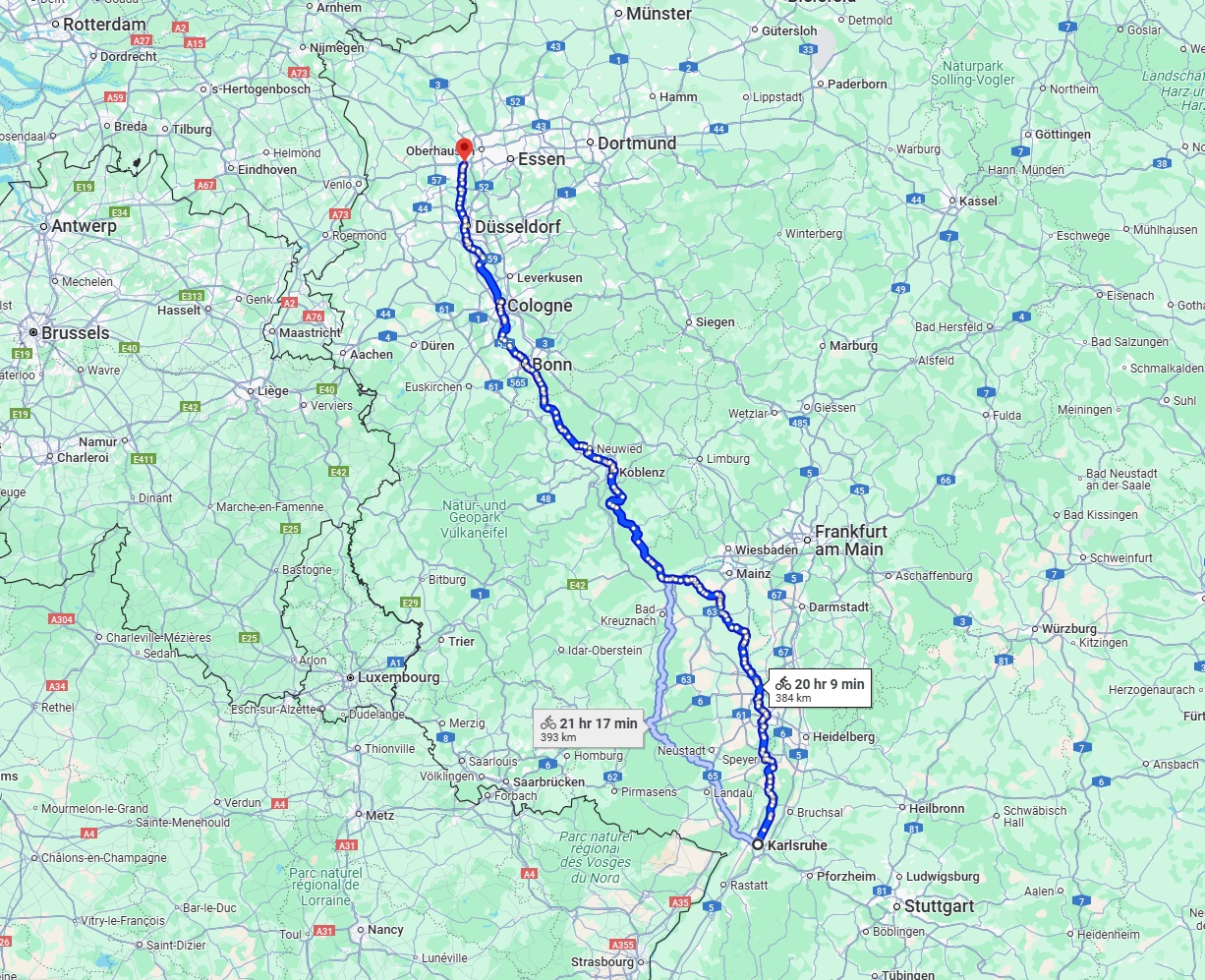 Anreise von Karlsruhe Zu Duisburg Über 
