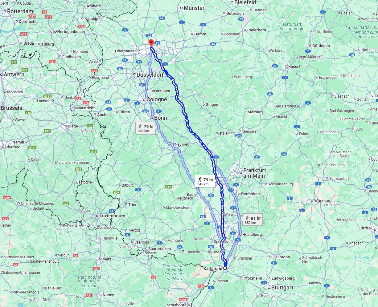 Anreise von Karlsruhe Zu Gelsenkirchen Über 