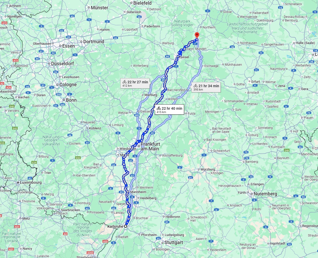 Anreise von Karlsruhe Zu Göttingen Über 