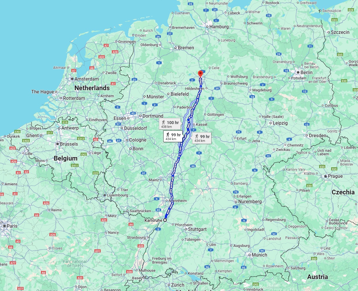 Anreise von Karlsruhe Zu Hannover Über 
