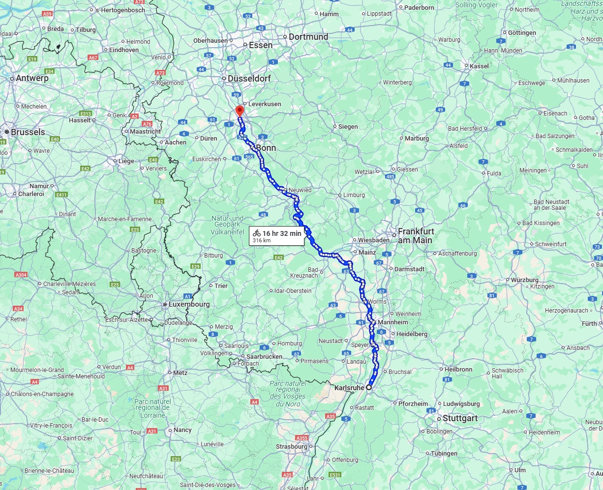 Anreise von Karlsruhe Zu Köln Über 