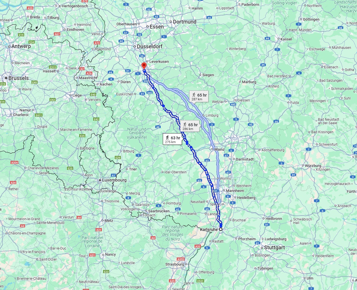 Anreise von Karlsruhe Zu Köln Über 