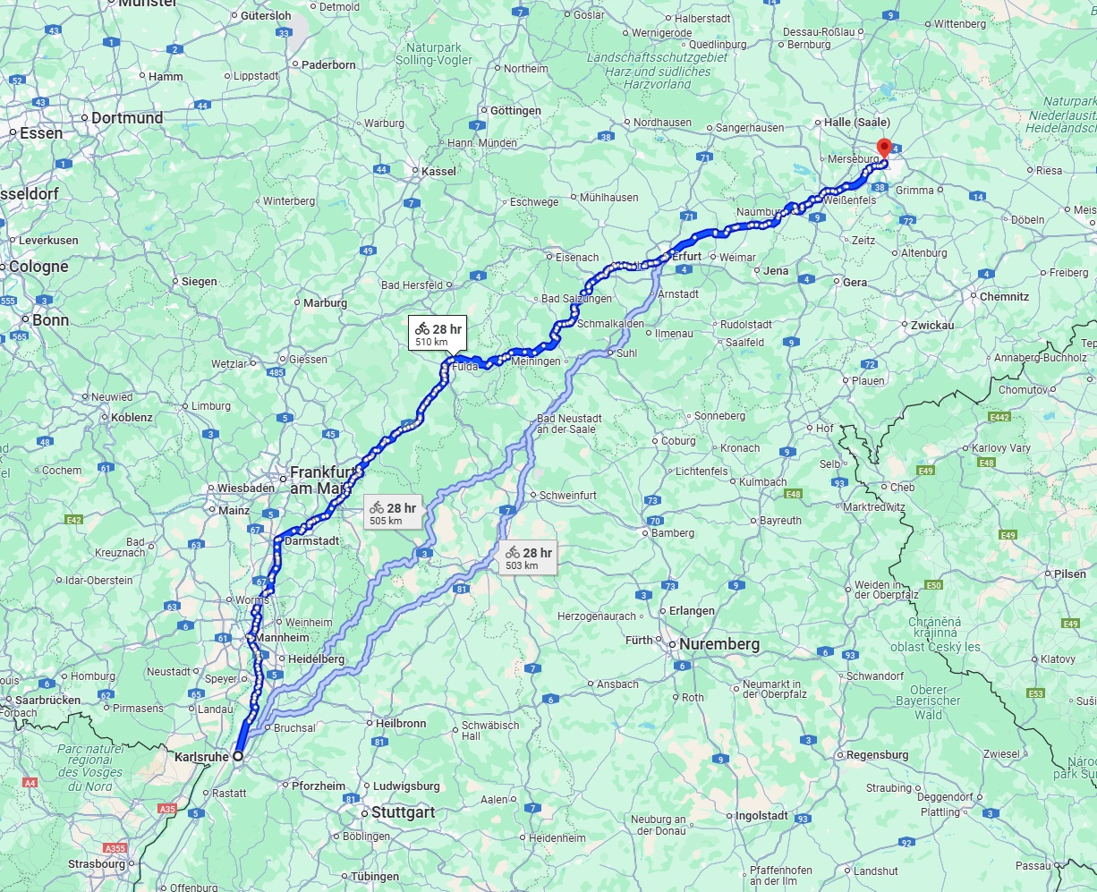 Anreise von Karlsruhe Zu Leipzig Über 