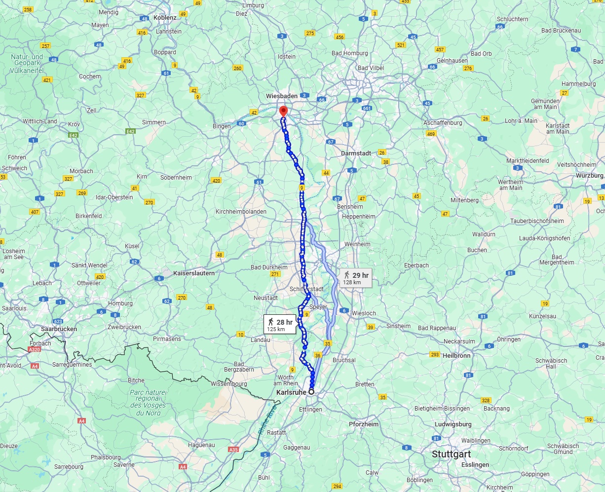 Anreise von Karlsruhe Zu Mainz Über 
