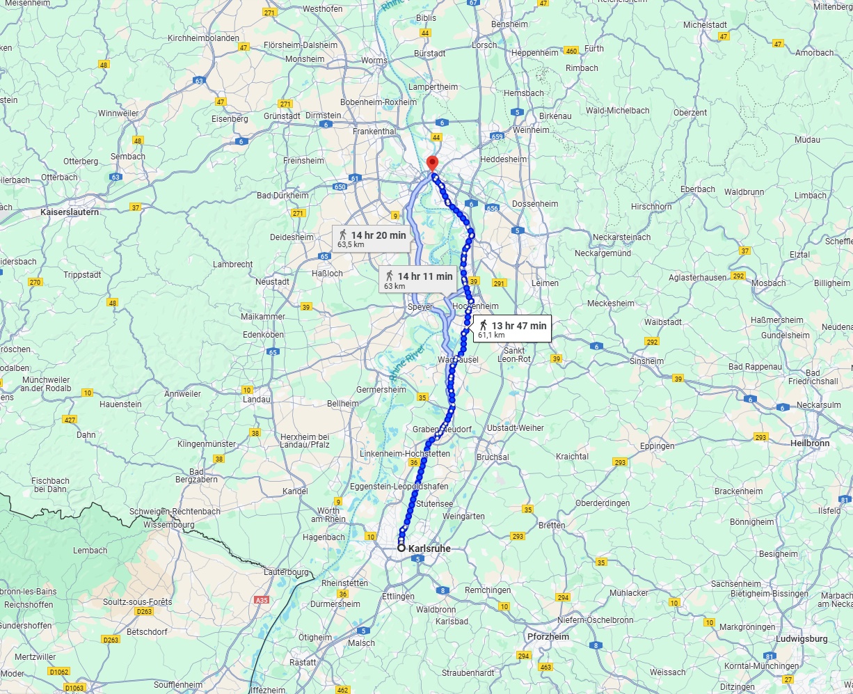 Anreise von Karlsruhe Zu Mannheim Über 