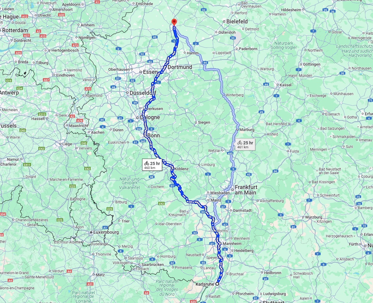 Anreise von Karlsruhe Zu Münster Über 