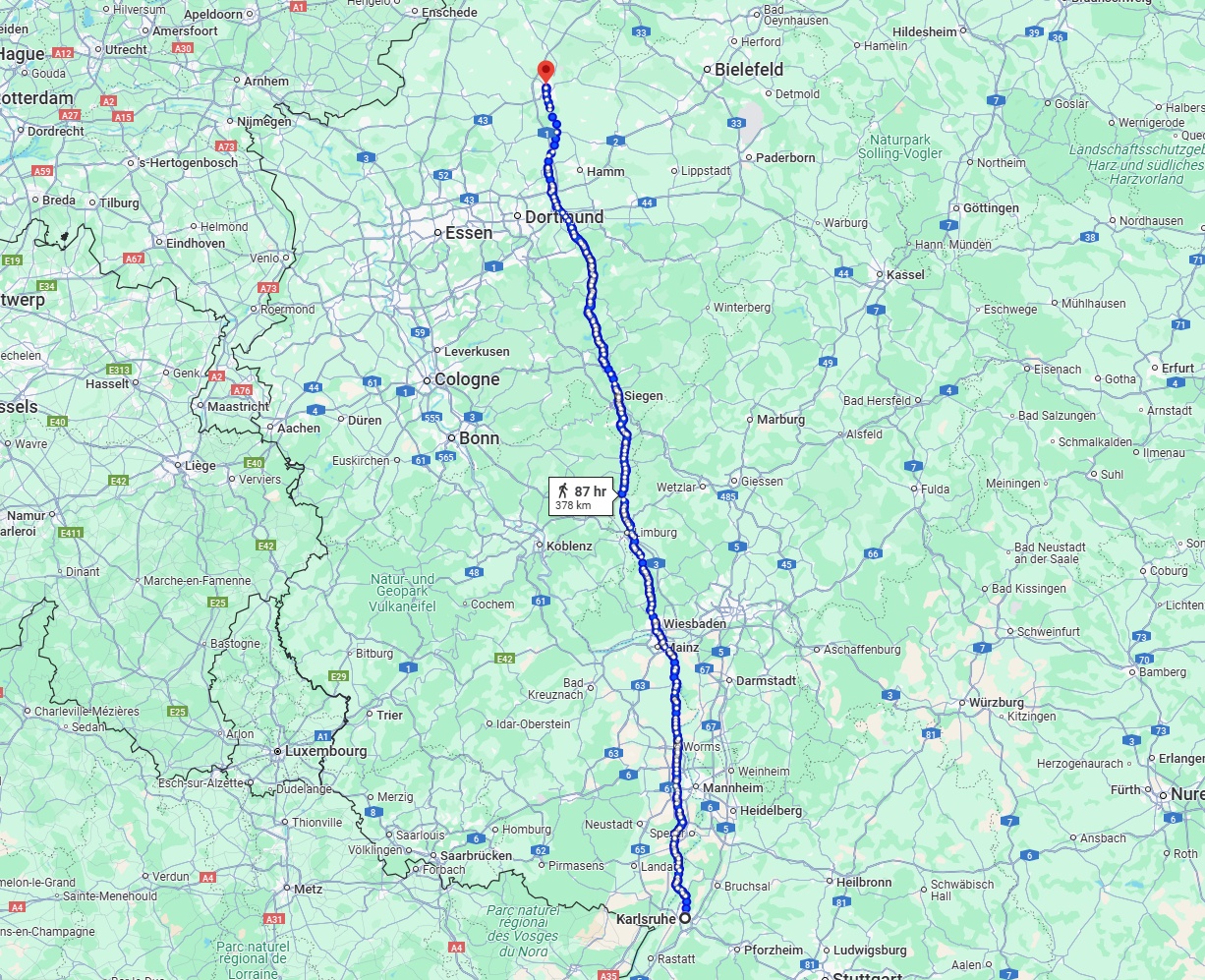 Anreise von Karlsruhe Zu Münster Über 