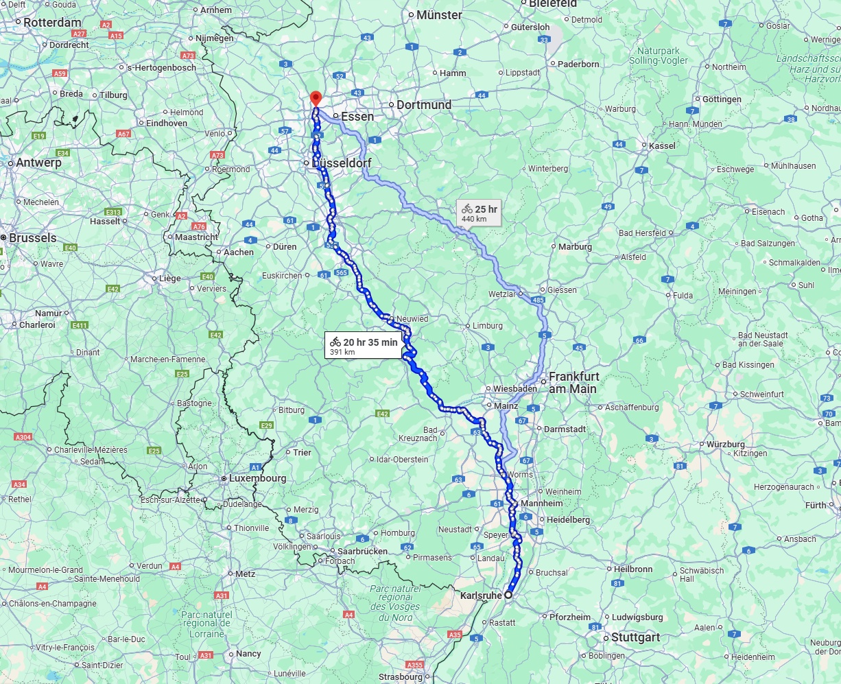 Anreise von Karlsruhe Zu Oberhausen Über 