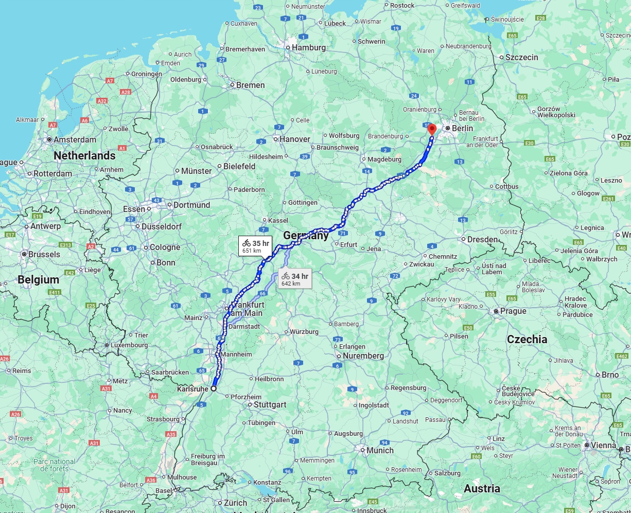 Anreise von Karlsruhe Zu Potsdam Über 