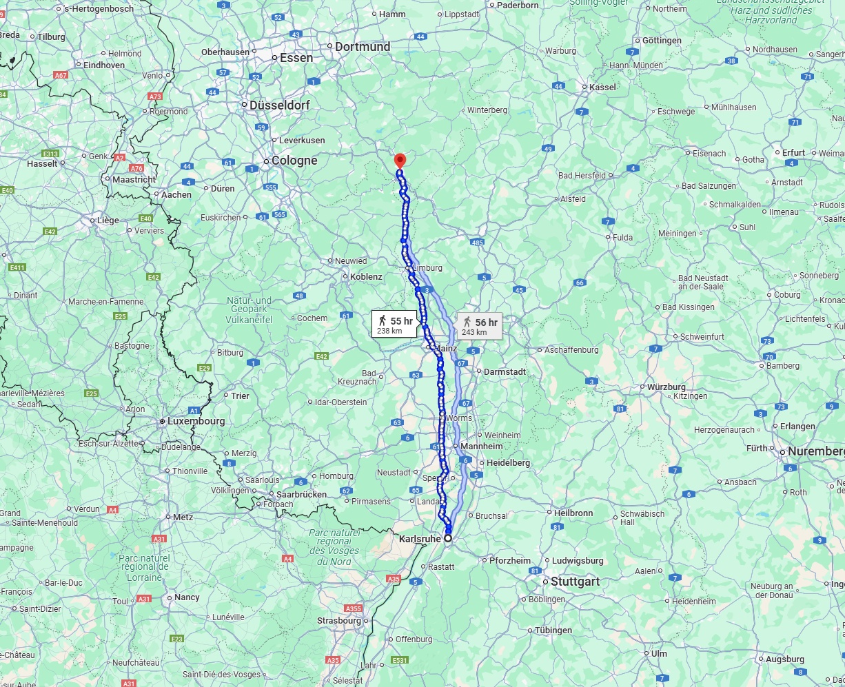 Anreise von Karlsruhe Zu Siegen Über 