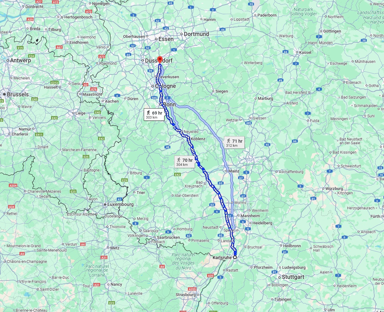 Anreise von Karlsruhe Zu Solingen Über 