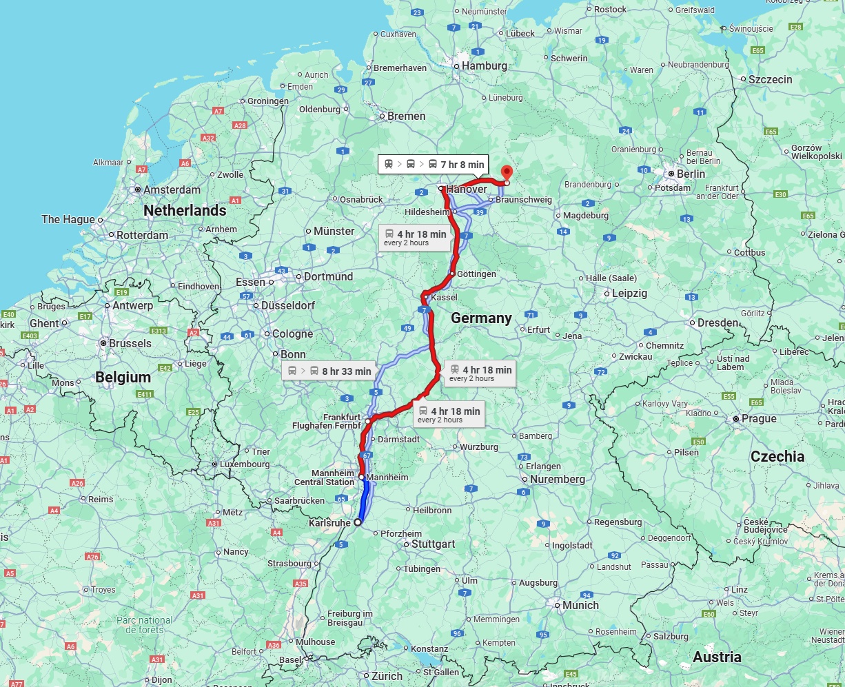 Anreise von Karlsruhe Zu Wolfsburg Über 