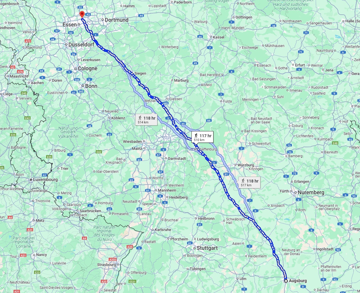 Anreise von Augsburg Zu Gelsenkirchen Über 
