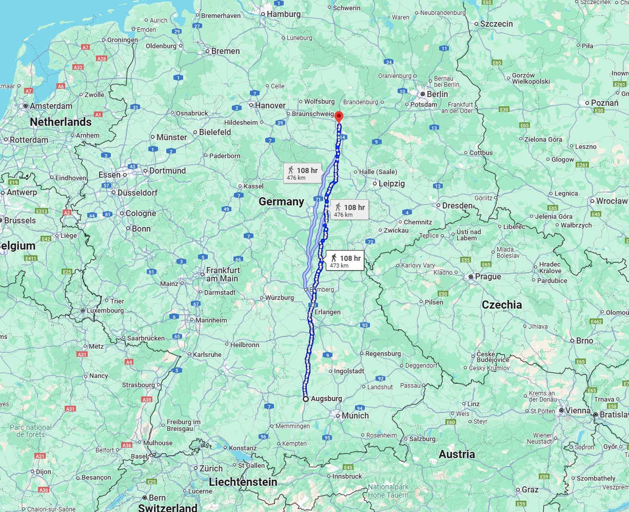 Anreise von Augsburg Zu Magdeburg Über 