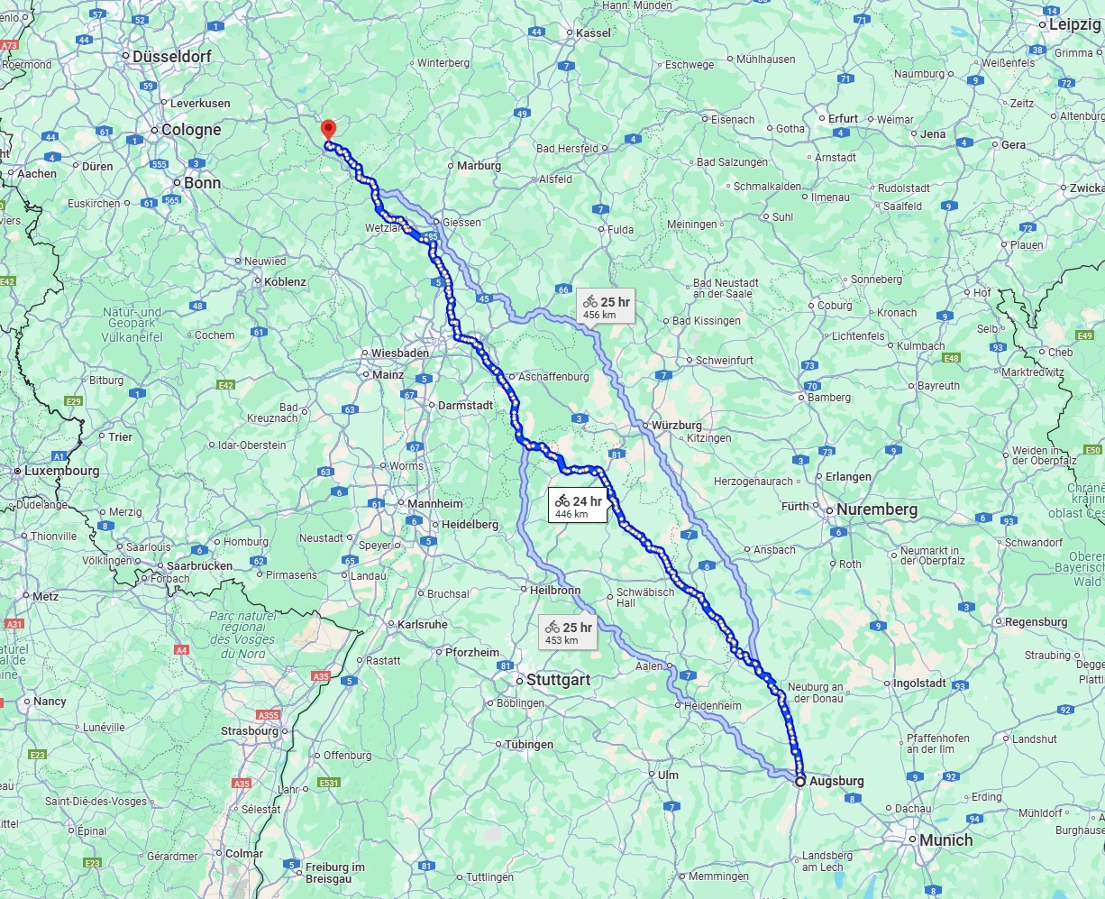 Anreise von Augsburg Zu Siegen Über 