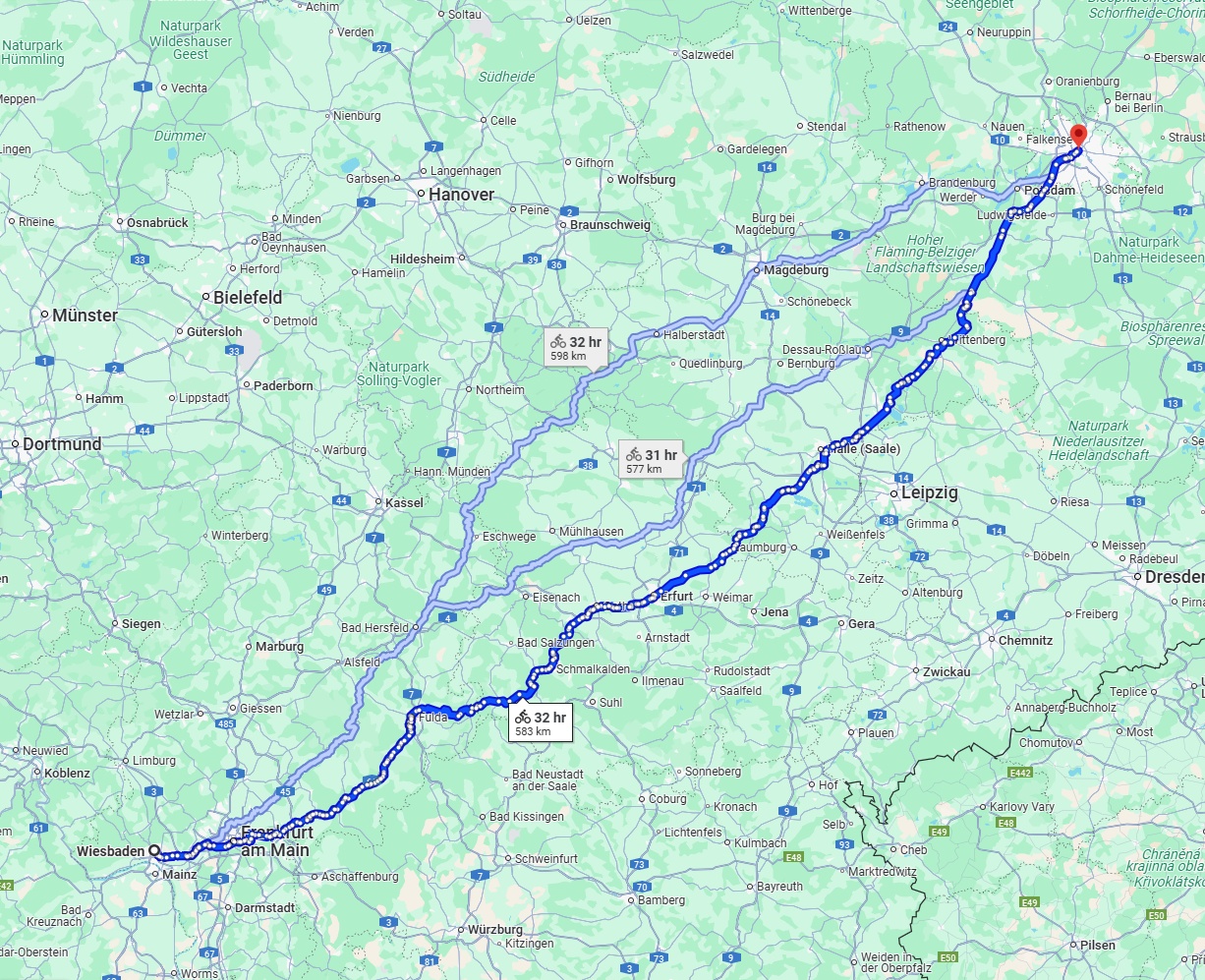Anreise von Wiesbaden Zu Berlin Über 