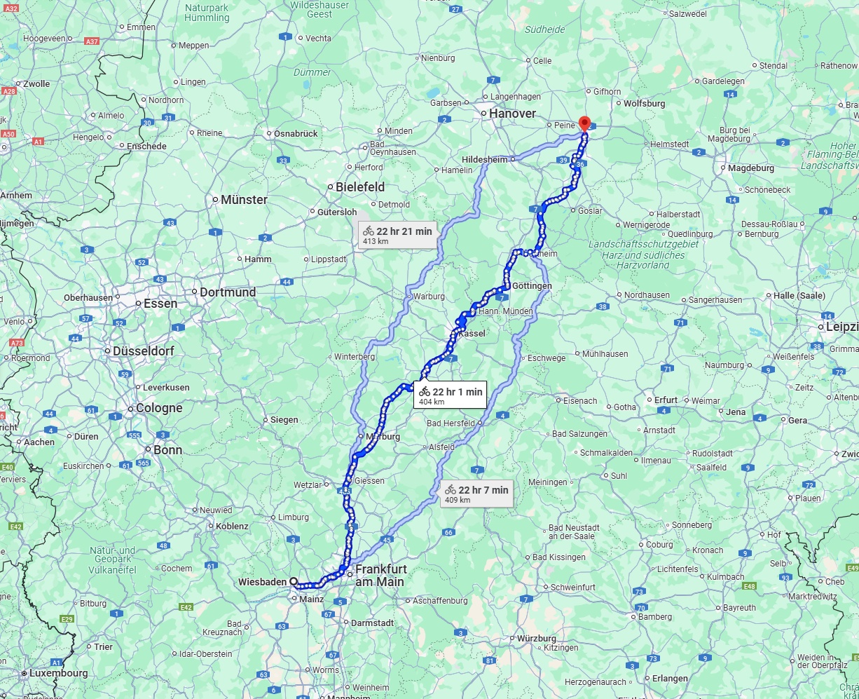 Anreise von Wiesbaden Zu Braunschweig Über 