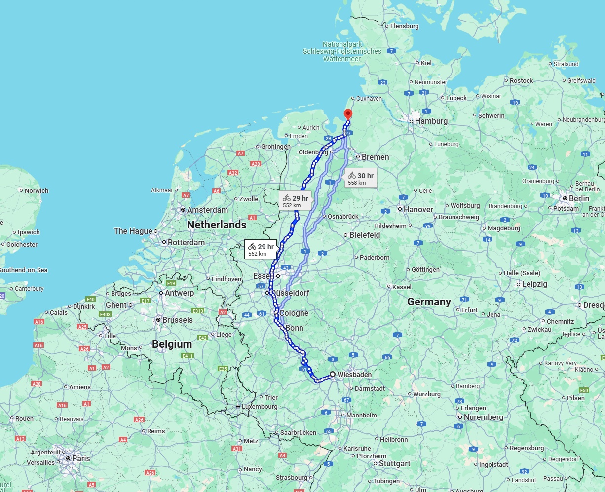 Anreise von Wiesbaden Zu Bremerhaven Über 