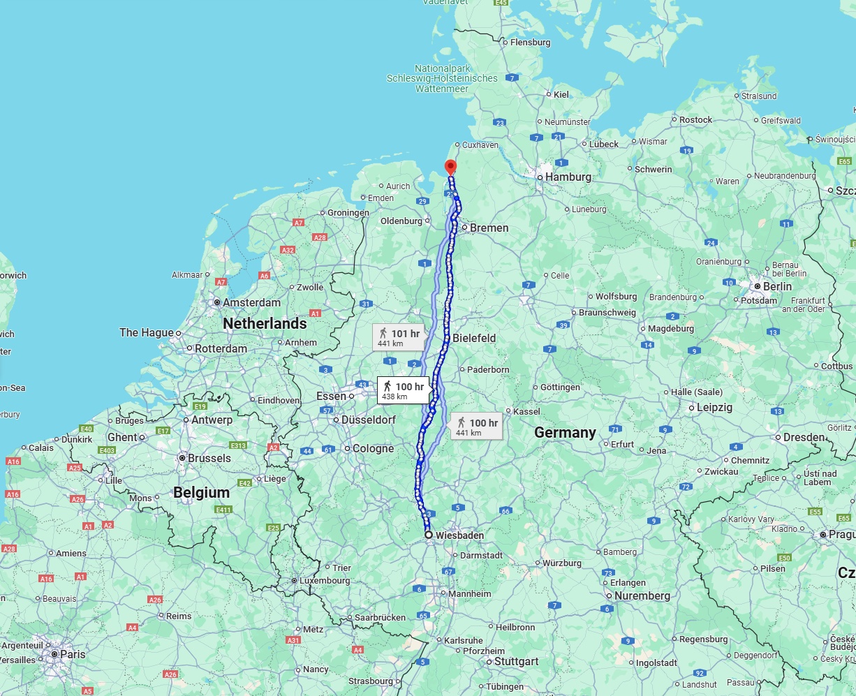 Anreise von Wiesbaden Zu Bremerhaven Über 