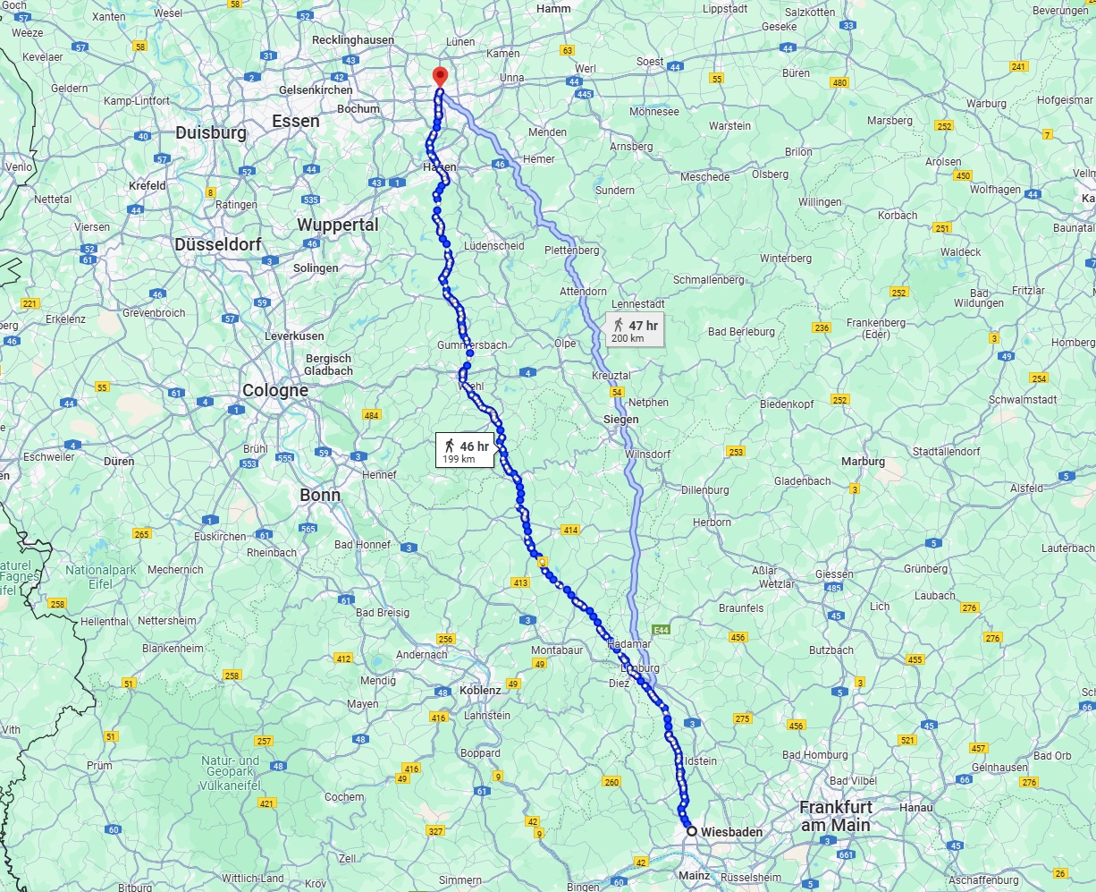 Anreise von Wiesbaden Zu Dortmund Über 