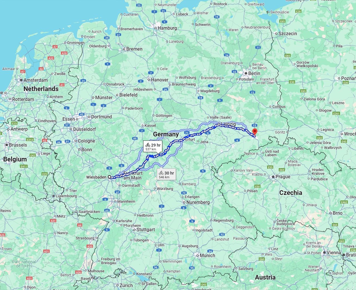 Anreise von Wiesbaden Zu Dresden Über 