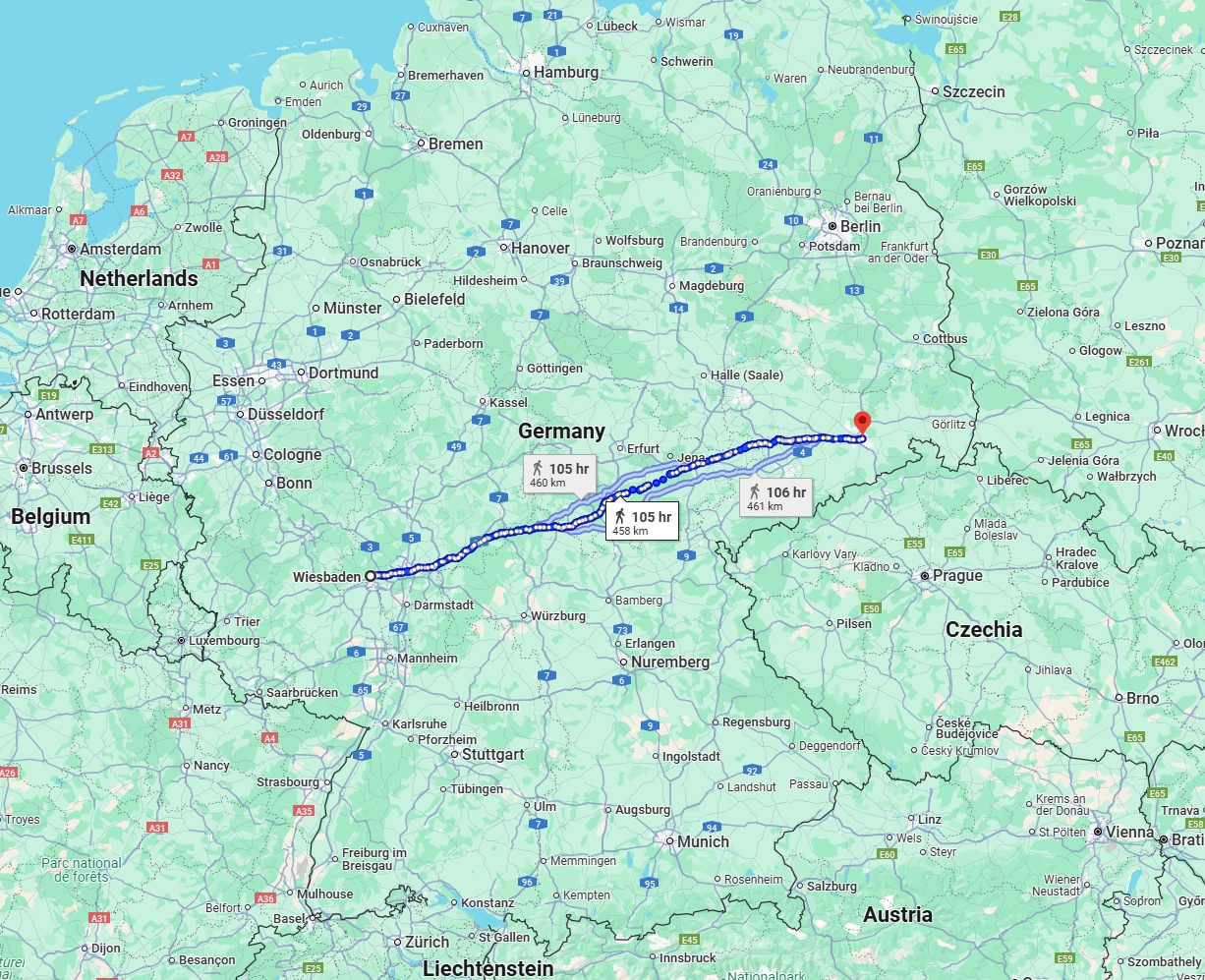 Anreise von Wiesbaden Zu Dresden Über 