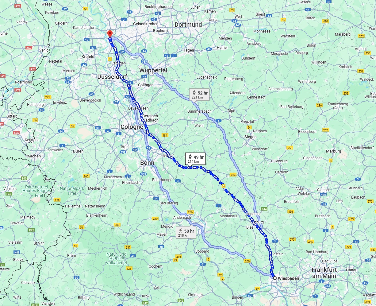 Anreise von Wiesbaden Zu Duisburg Über 