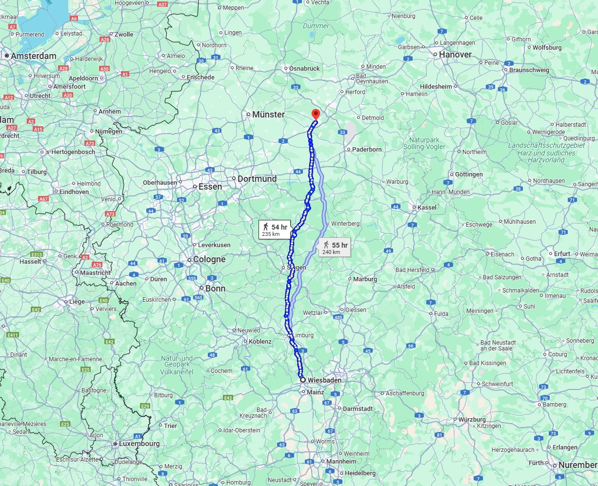 Anreise von Wiesbaden Zu Gütersloh Über 