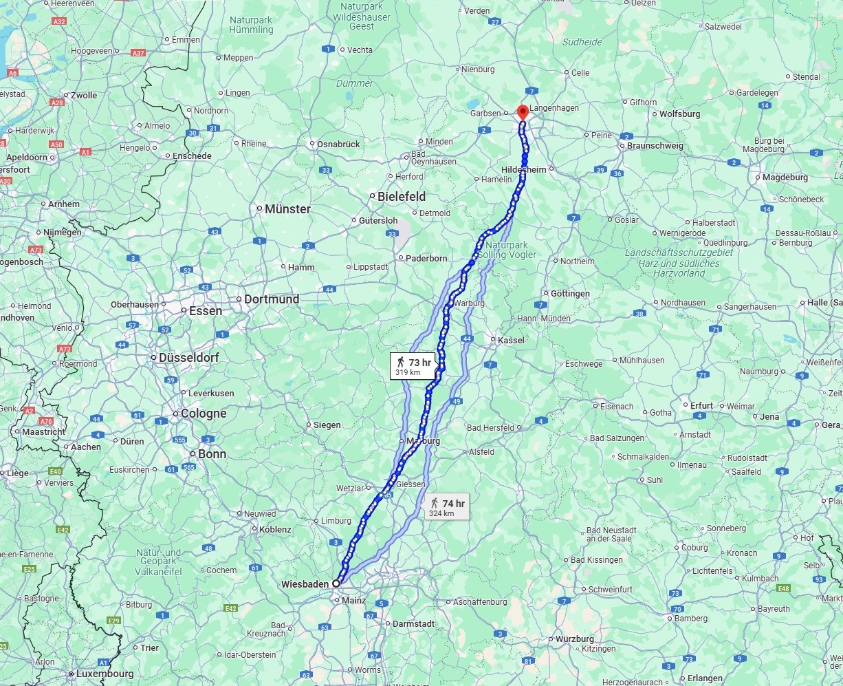 Anreise von Wiesbaden Zu Hannover Über 