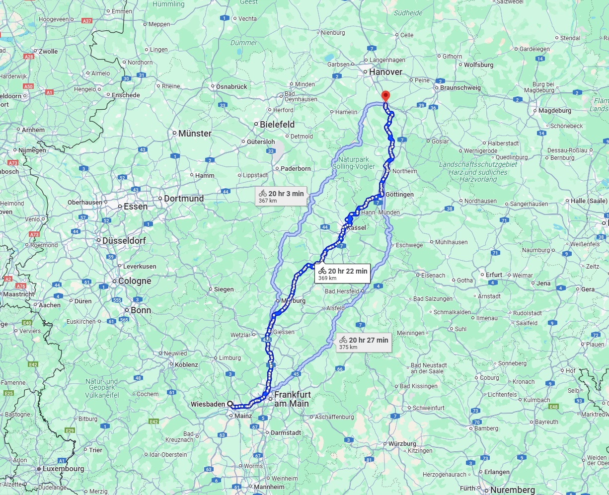 Anreise von Wiesbaden Zu Hildesheim Über 