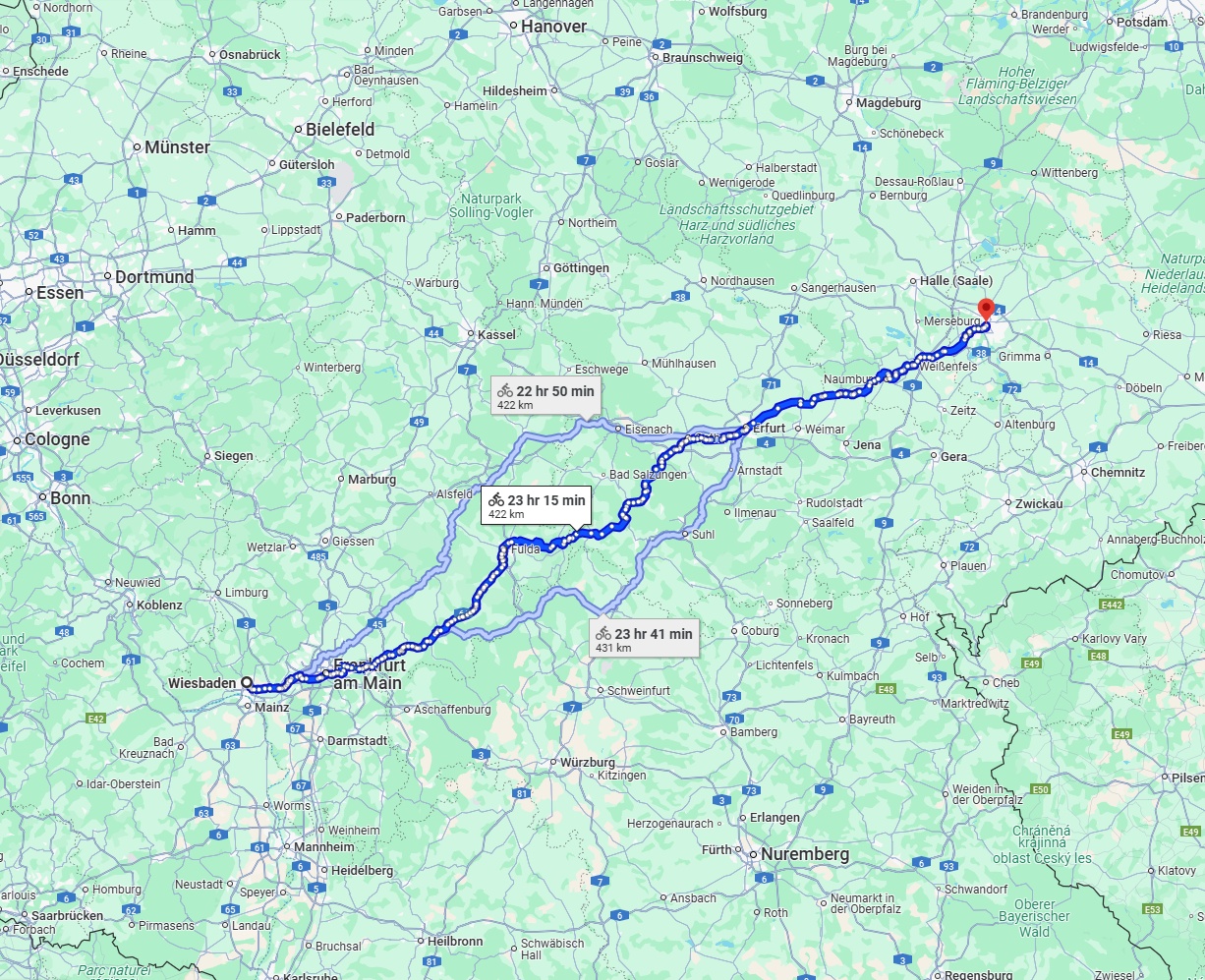 Anreise von Wiesbaden Zu Leipzig Über 
