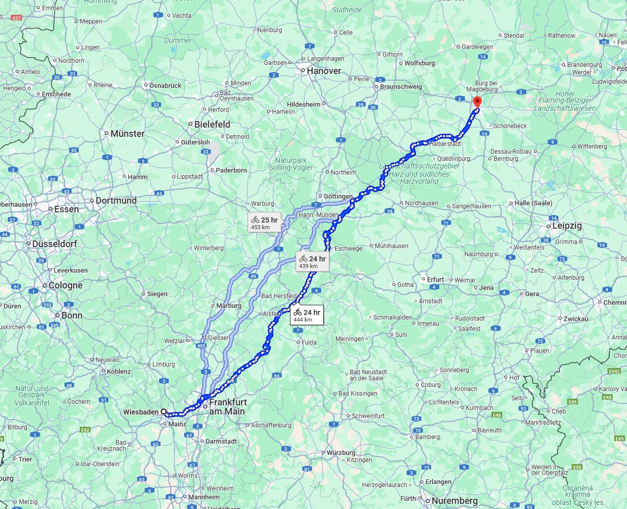 Anreise von Wiesbaden Zu Magdeburg Über 