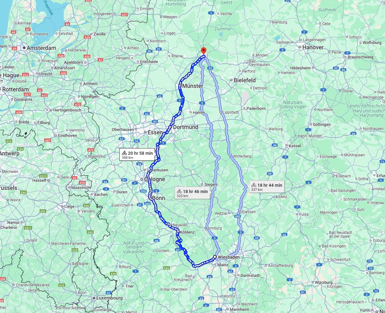 Anreise von Wiesbaden Zu Osnabrück Über 