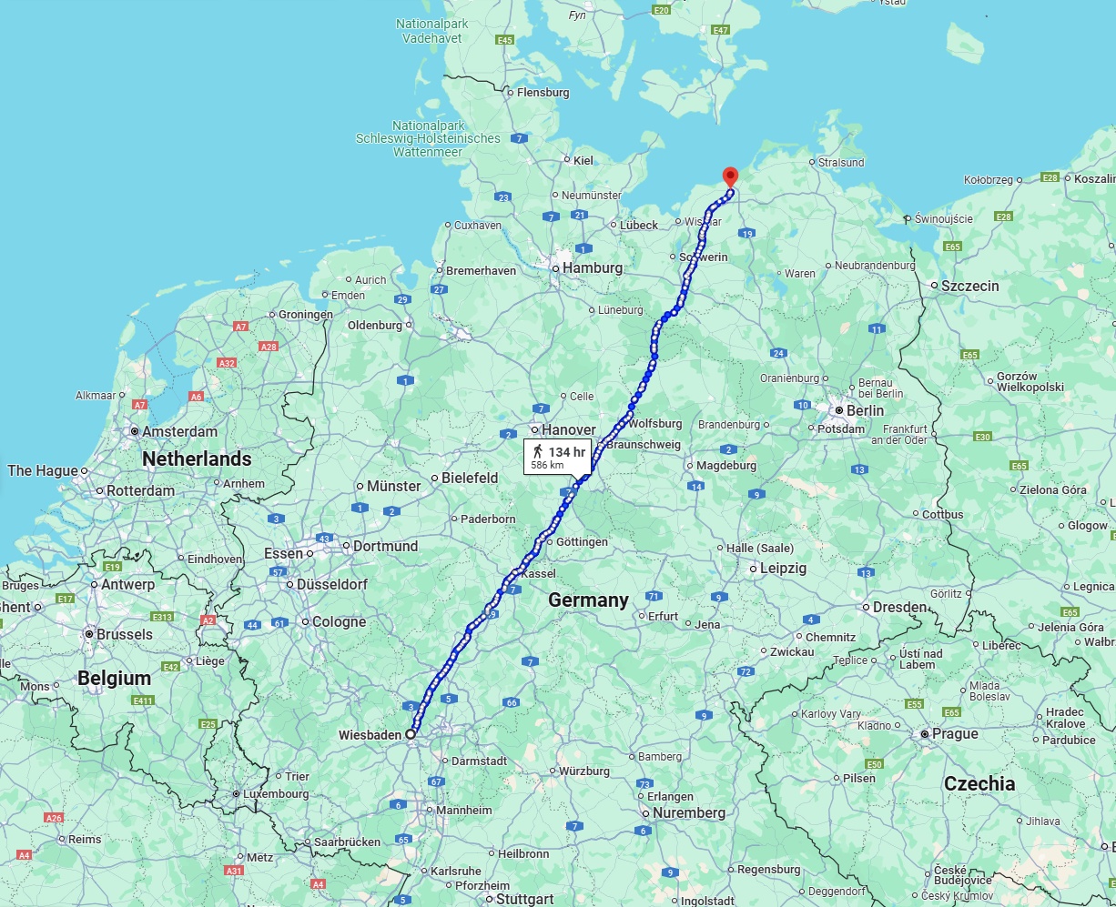 Anreise von Wiesbaden Zu Rostock Über 