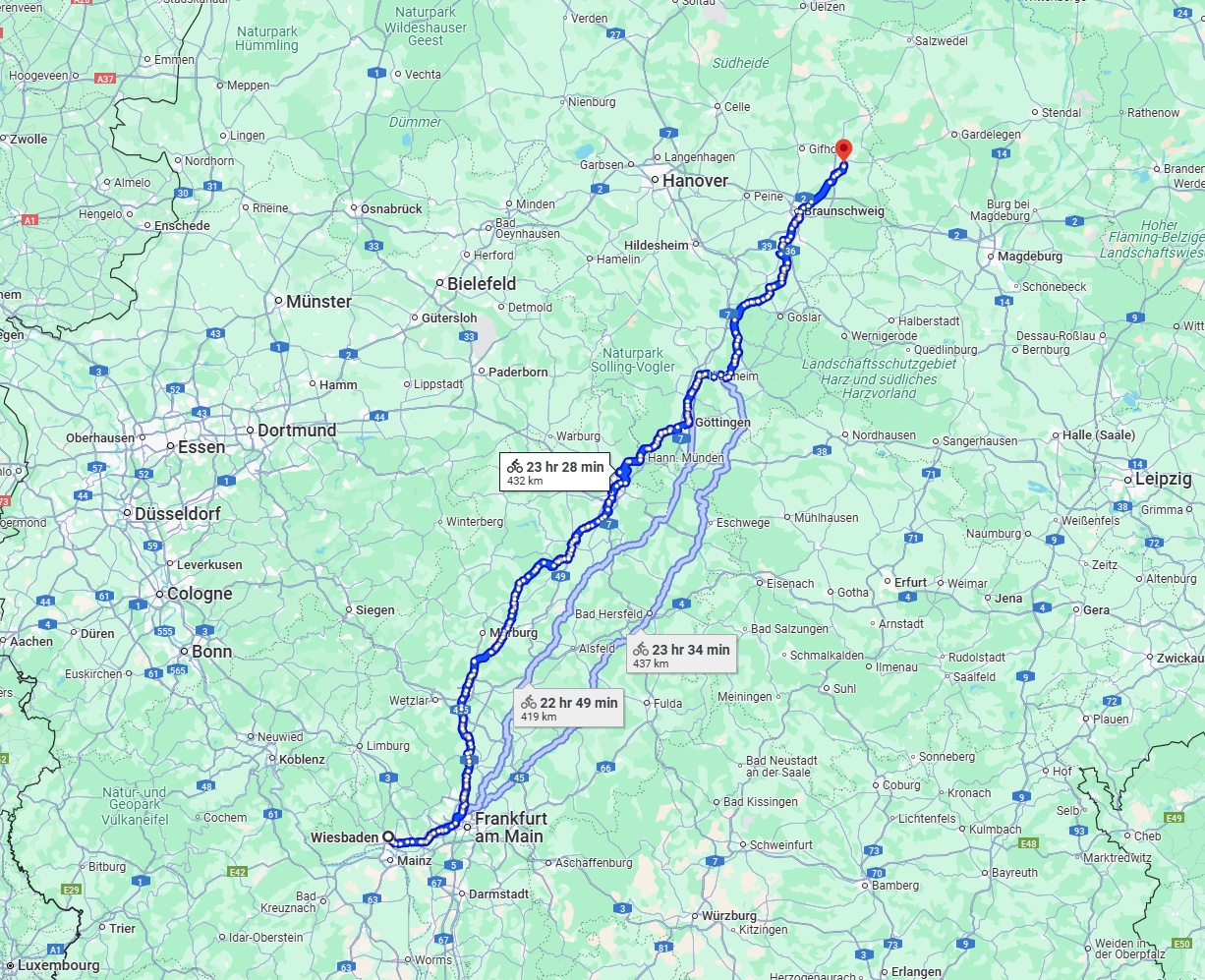 Anreise von Wiesbaden Zu Wolfsburg Über 