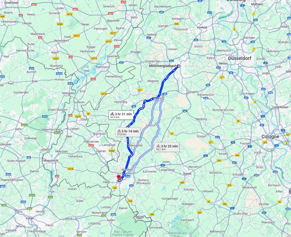 Anreise von Mönchengladbach Zu Aachen Über 
