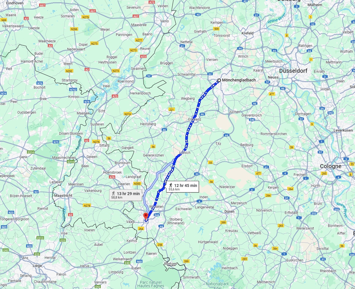 Anreise von Mönchengladbach Zu Aachen Über 