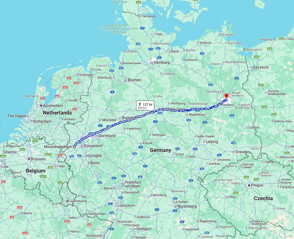 Anreise von Mönchengladbach Zu Berlin Über 