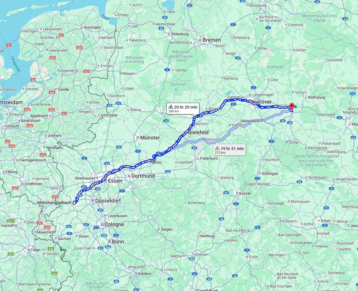 Anreise von Mönchengladbach Zu Braunschweig Über 