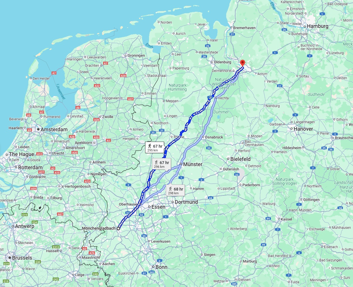 Anreise von Mönchengladbach Zu Bremen Über 