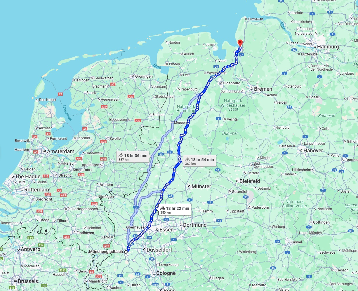 Anreise von Mönchengladbach Zu Bremerhaven Über 